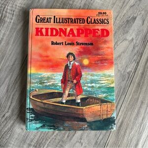 Vintage 1992 : KIDNAPPED by Robert Louis STEVENSON! Great Illustrated Classics